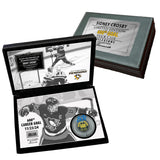 Sidney Crosby Signed 600th Goal Game Used Ice Acrylic Puck in Deluxe Case Pittsburgh Penguins (Limited Edition of 25)