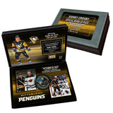 Sidney Crosby Signed Deluxe Puck Case Warm-Up Used Oct 29th 2024 vs Minnesota Wild (Limited Edition of 8)
