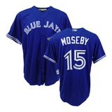 Lloyd Moseby Signed Toronto Blue Jays Blue Replica Majestic Jersey