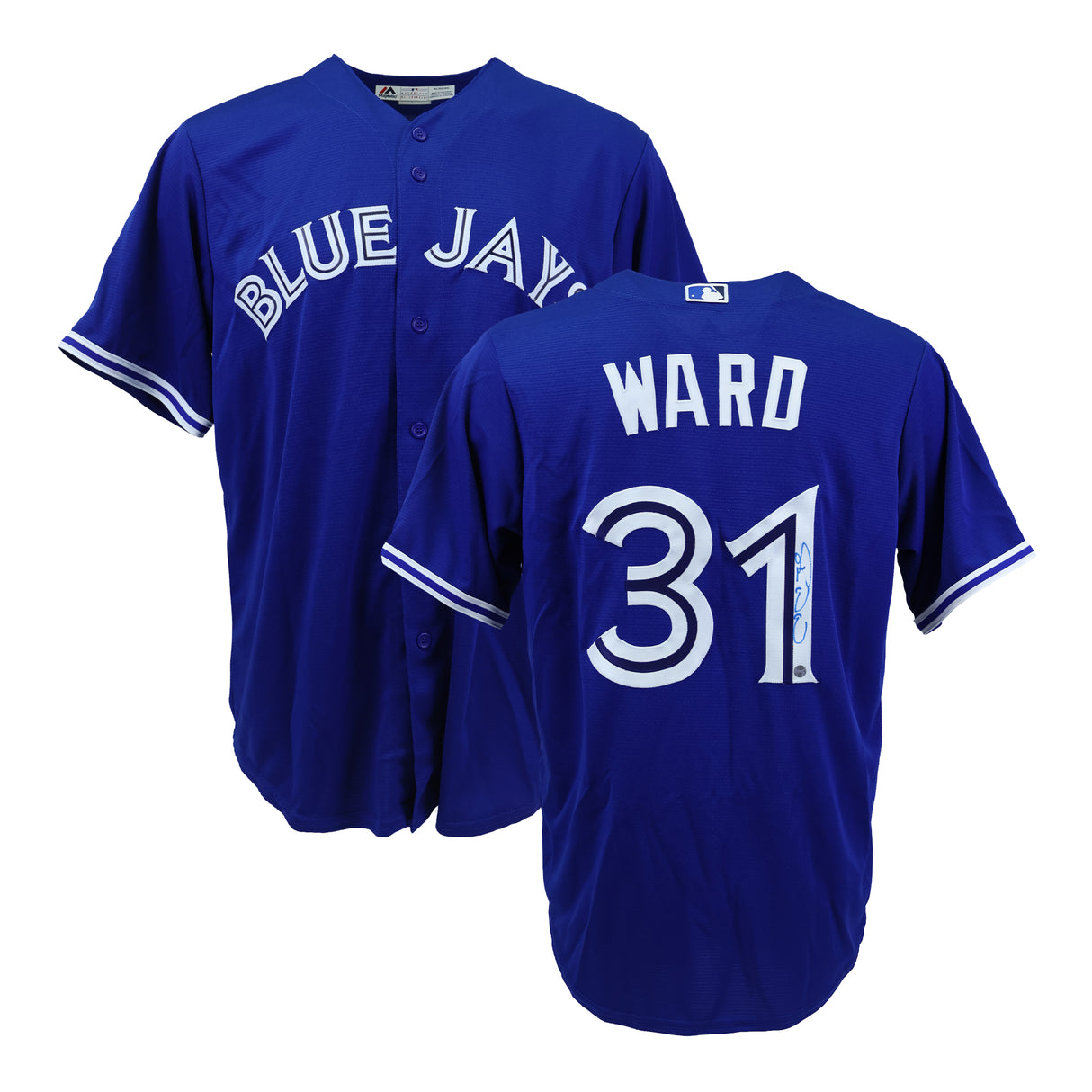 Duane Ward Signed Toronto Blue Jays Blue Replica Jersey