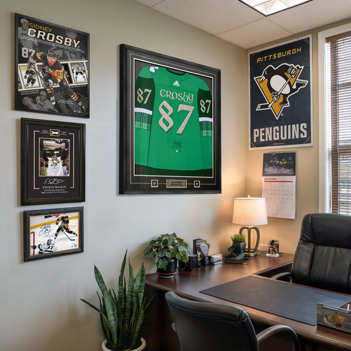 Sidney Crosby Signed Framed Jersey Pittsburgh Penguins St.Pats Adidas (Limited Edition of 25)