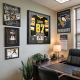 Sidney Crosby Signed Framed Jersey Penguins Black Fanatics Premium