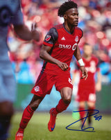 Tosaint Ricketts Toronto FC Signed Unframed 8x10 Action Photo - Frameworth Sports Canada 