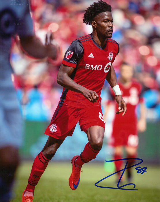 Tosaint Ricketts Toronto FC Signed Unframed 8x10 Action Photo