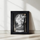 Johnny Cash Framed Man in Black PhotoGlass