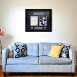 Connor McDavid Edmonton Oilers Framed First Goal Scoresheet Collage