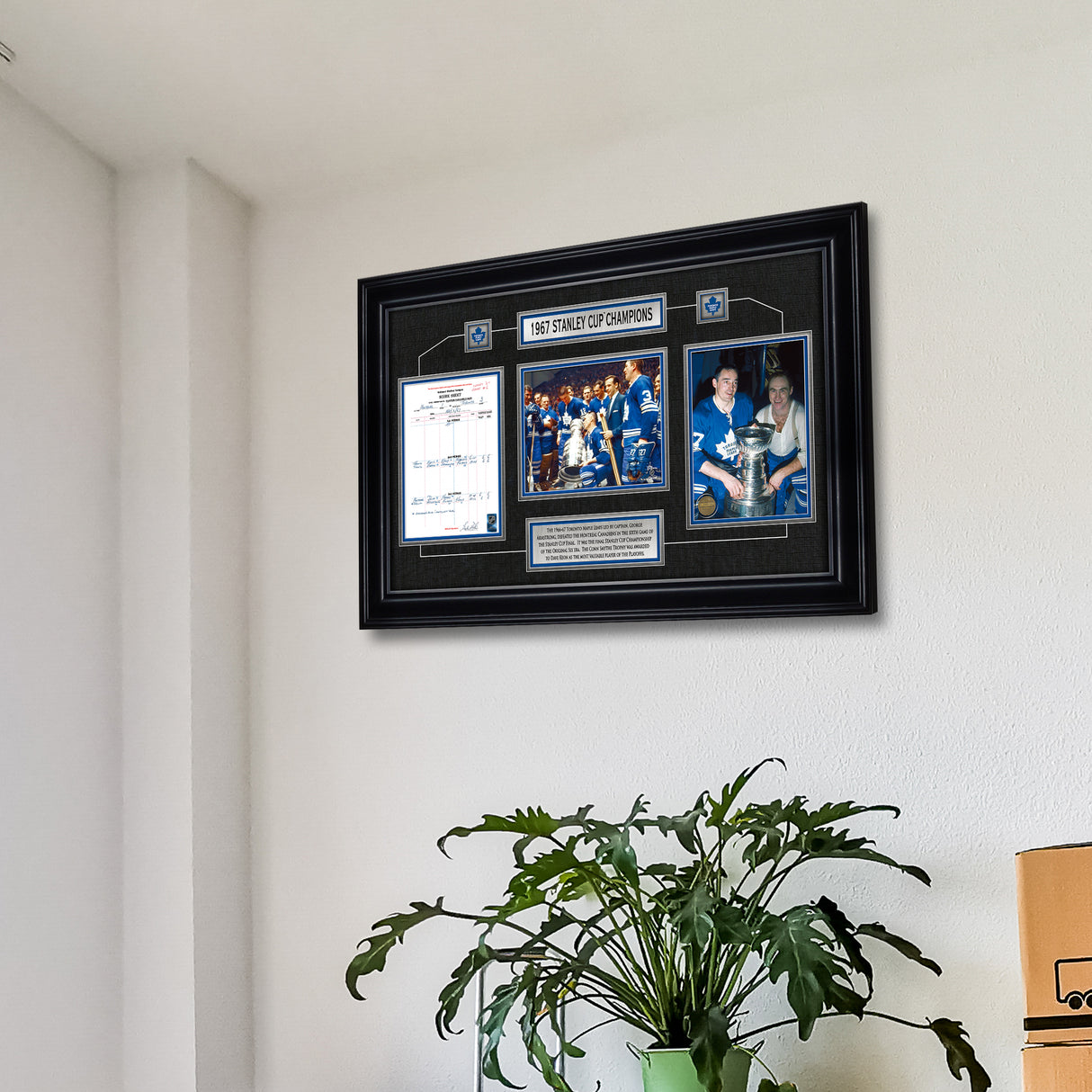 Toronto Maple Leafs Framed 1967 Stanley Cup Champion Collage with Scoresheet