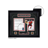 Connor Bedard Framed First Goal Scoresheet Collage