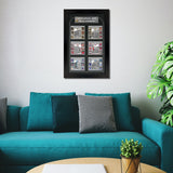 Original Six Framed Player Collage Vertical