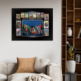Justice League Framed Comic Collage