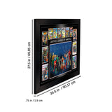 Justice League Framed Comic Collage