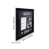 Connor McDavid Edmonton Oilers Framed First Goal Scoresheet Collage