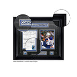 Connor McDavid Edmonton Oilers Framed First Goal Scoresheet Collage