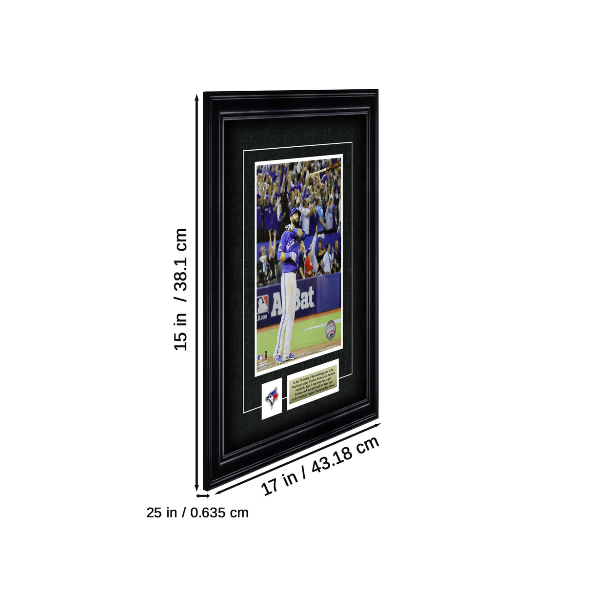 Jose Bautista Toronto Blue Jays Framed 8x10 Homerun Bat Flip Photo