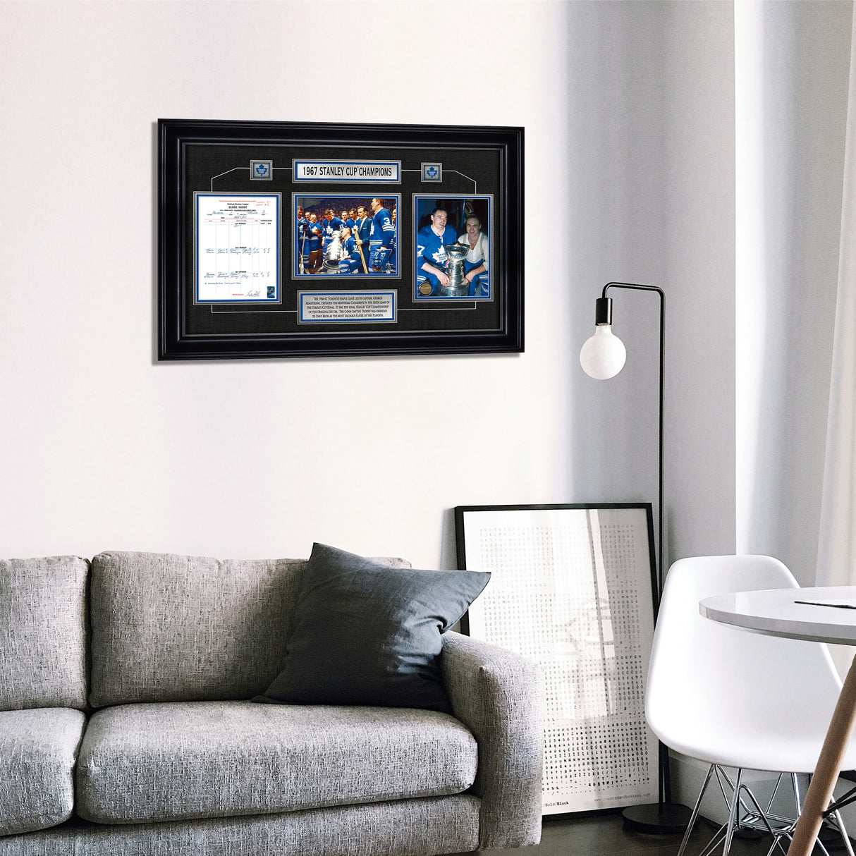 Toronto Maple Leafs Framed 1967 Stanley Cup Champion Collage with Scoresheet