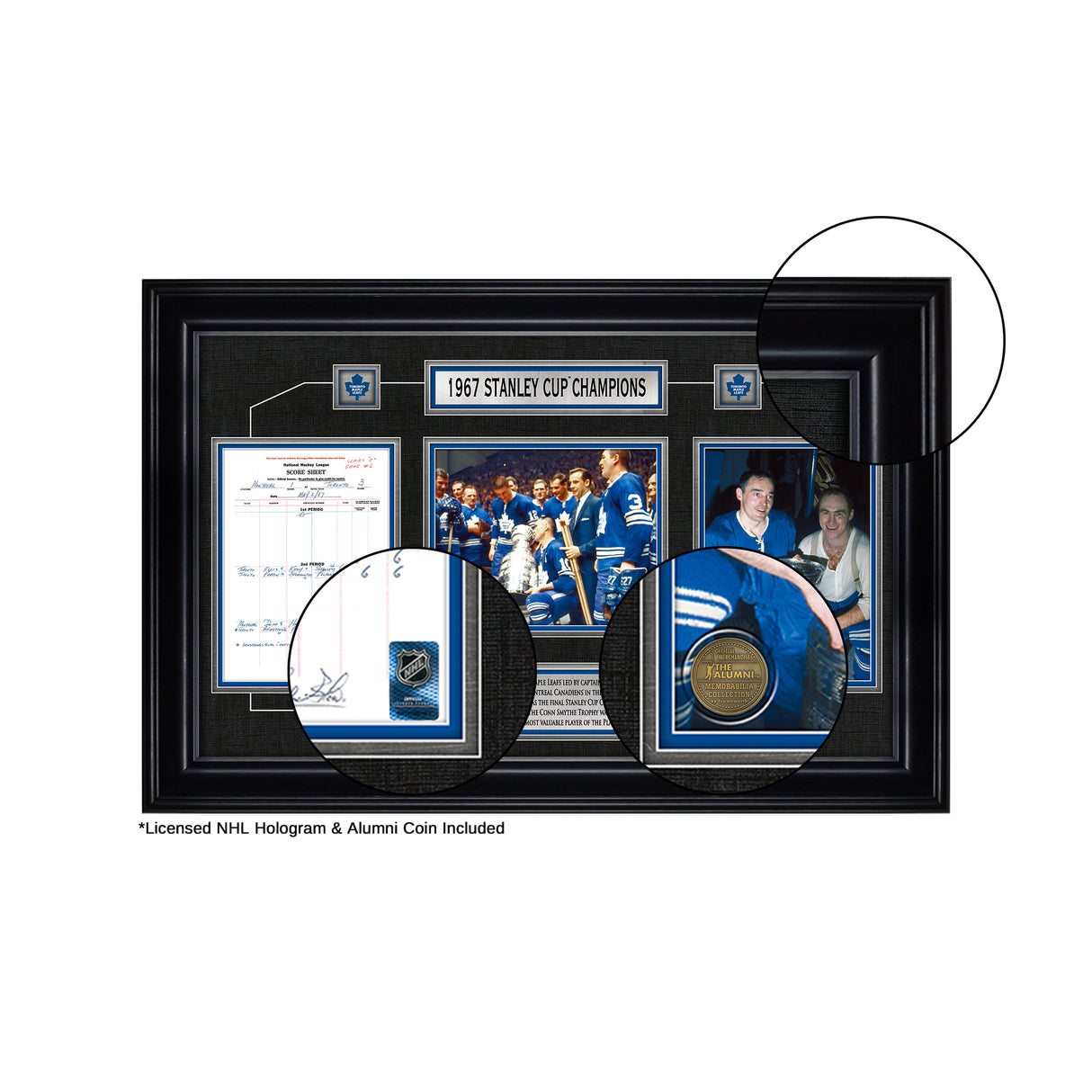 Toronto Maple Leafs Framed 1967 Stanley Cup Champion Collage with Scoresheet