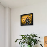Sidney Crosby 16x20 Photo Frame with Game-Used Net - Pittsburgh Penguins