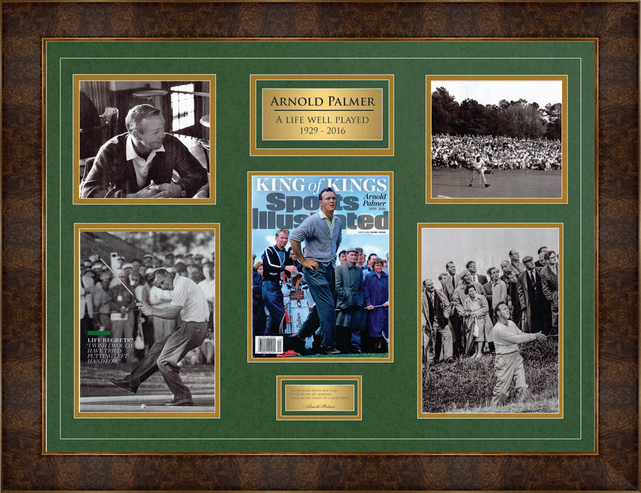 Arnold Palmer Framed Sports Illustrated Collage - Frameworth Sports Canada 