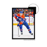 Connor McDavid Framed 20x29 Canvas Oilers Action-V