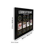 Legends of Hockey: Howe, Orr, Gretzky, Lemieux - Framed Collage
