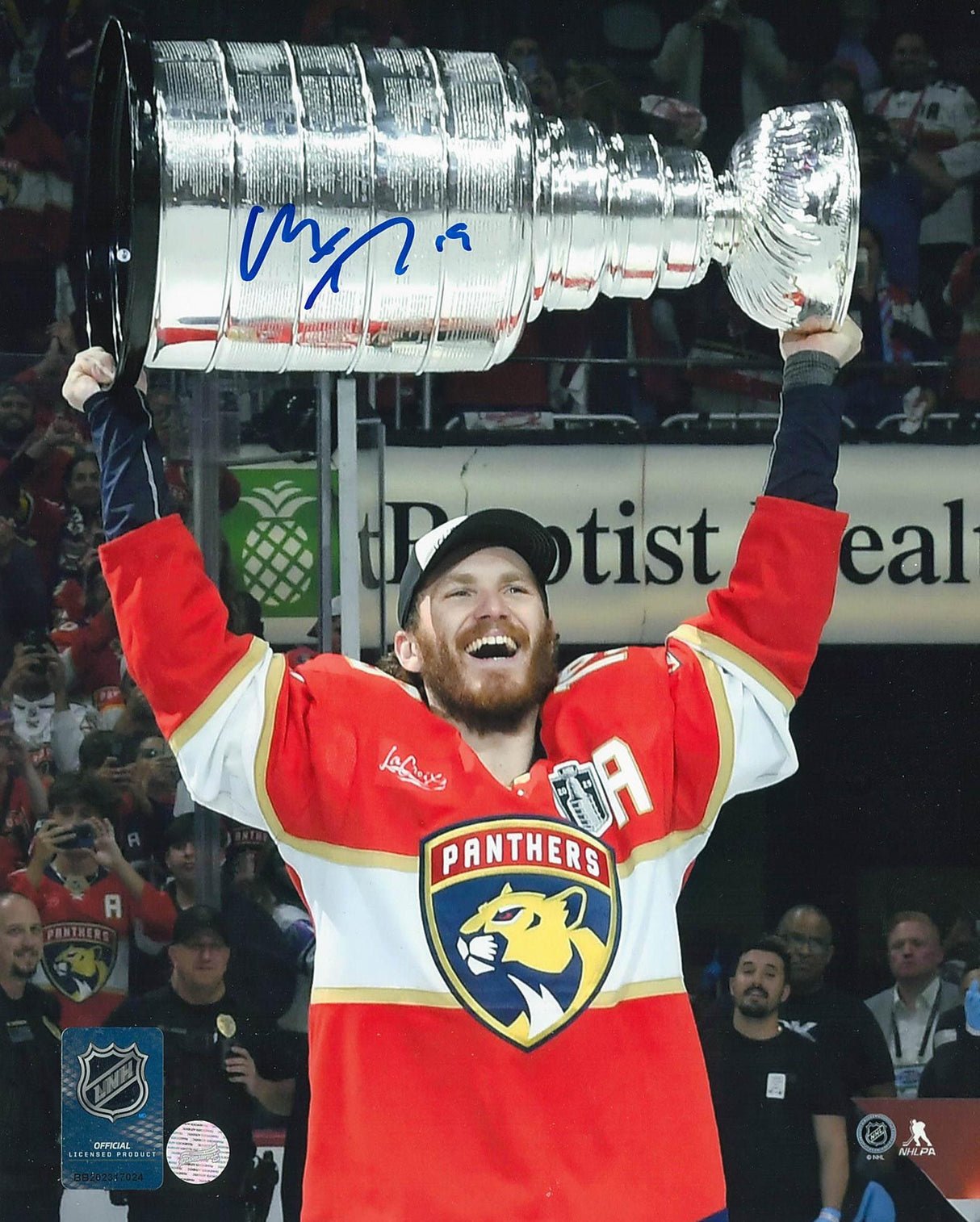 Matthew Tkachuk Signed 8x10 Photo Panthers 2025 Stanley Cup-V