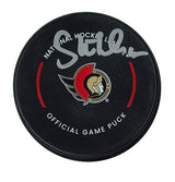Tim Stutzle Signed Official Hockey Puck Ottawa Senators