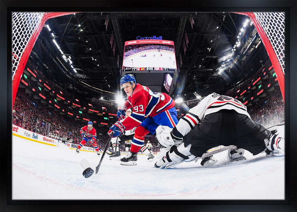 Ivan Demidov Unsigned Framed 20x29 Canvas Montreal Canadiens First Ivan Demidov Unsigned Framed 20x29 Canvas Montreal Canadiens First