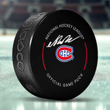 Noah Dobson Signed Montreal Canadiens Official Game Puck