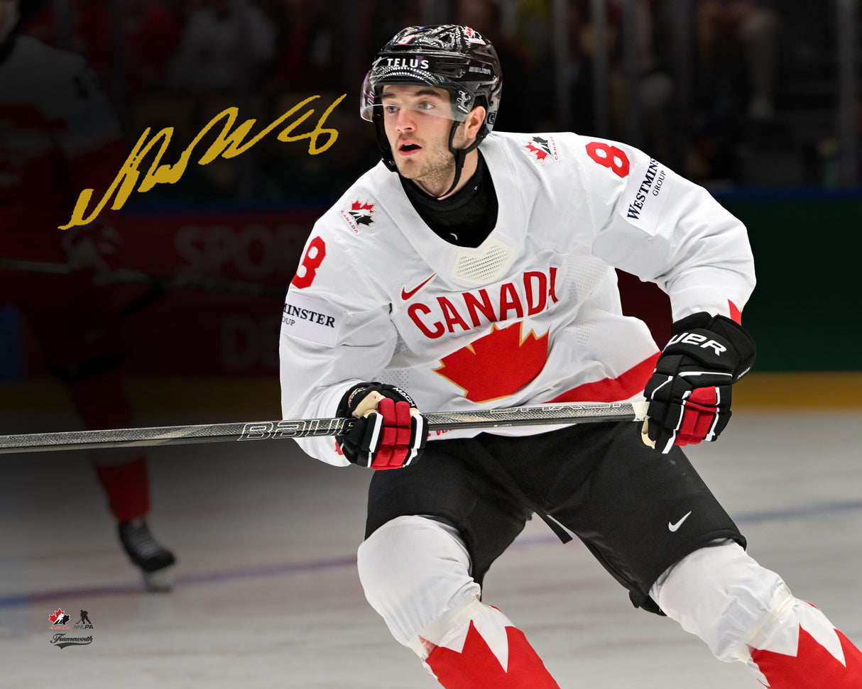 Noah Dobson Signed 8x10 Photo Unframed 2019 World Juniors Championship Team Canada