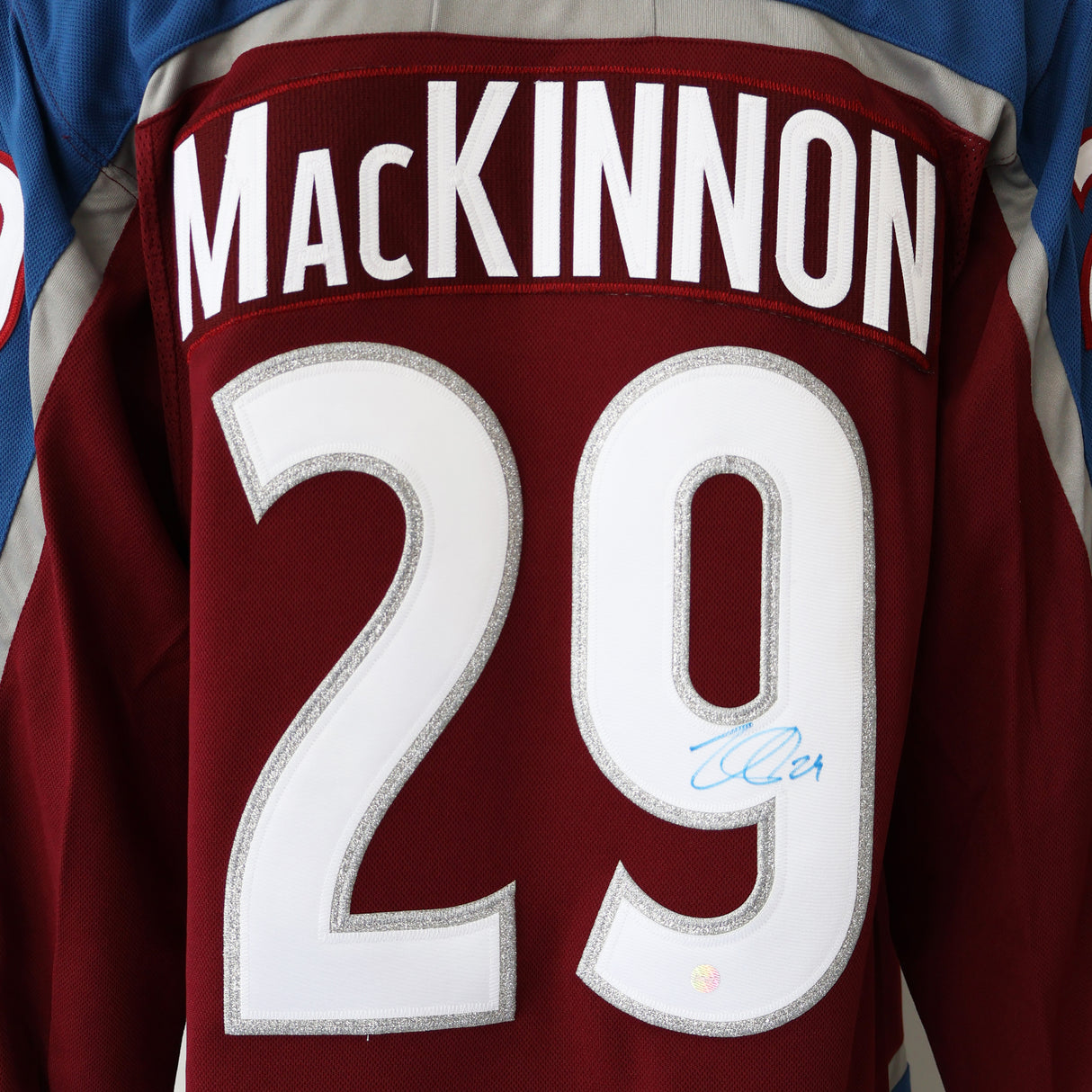 Nathan MacKinnon Signed Colorado Avalanche Burgundy Fanatics Premium Jersey - AUCTION