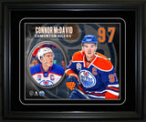 Connor McDavid Edmonton Oilers Captain Portrait Frame