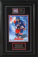 Brendan Shanahan 8x10 Piece of Net Rangers 600th Goal