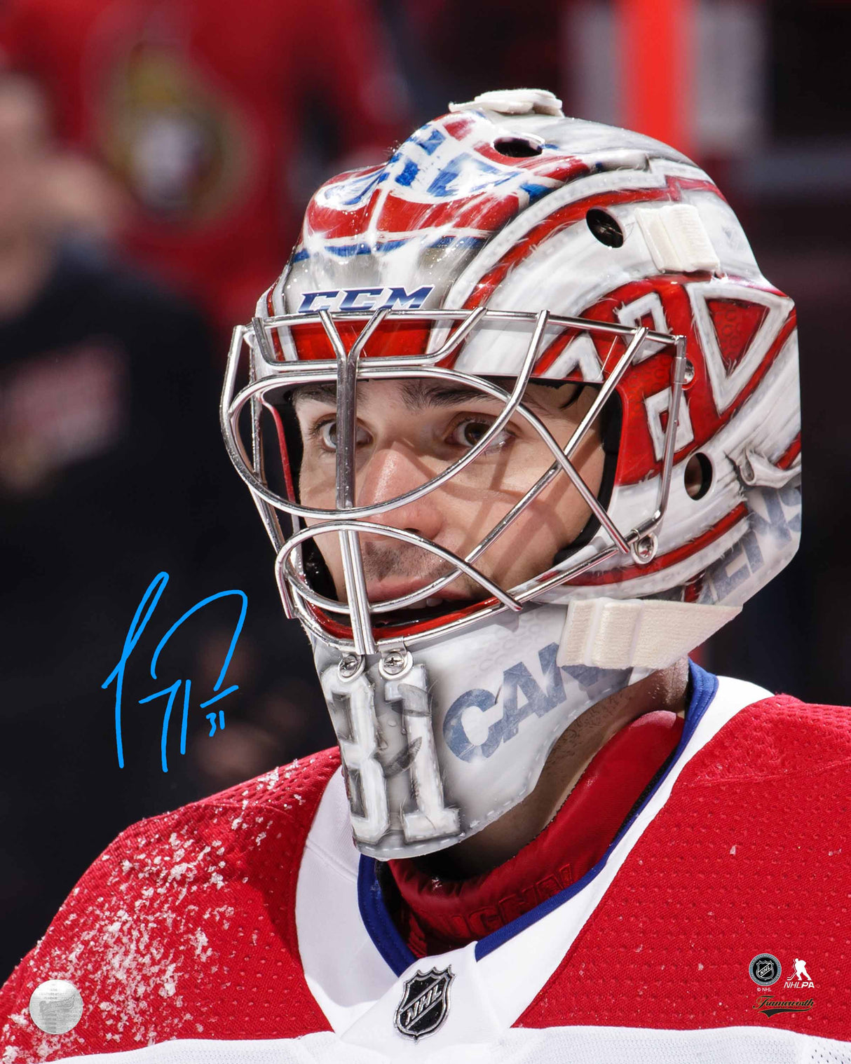 Carey Price Montreal Canadiens Signed 8x10 Close-Up Photo