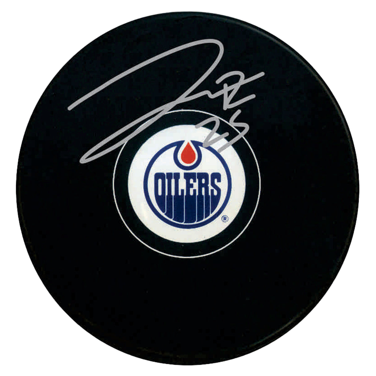 Darnell Nurse Signed Edmonton Oilers Puck - Frameworth Sports Canada 