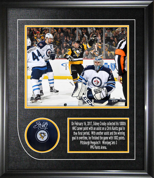 Kris Letang Autographed Pittsburgh Penguins 16x20 Photo (Blue