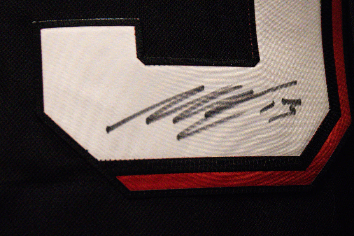 Nico Hischier Signed New Jersey Devils Alternate Adidas Authentic Jersey - AUCTION
