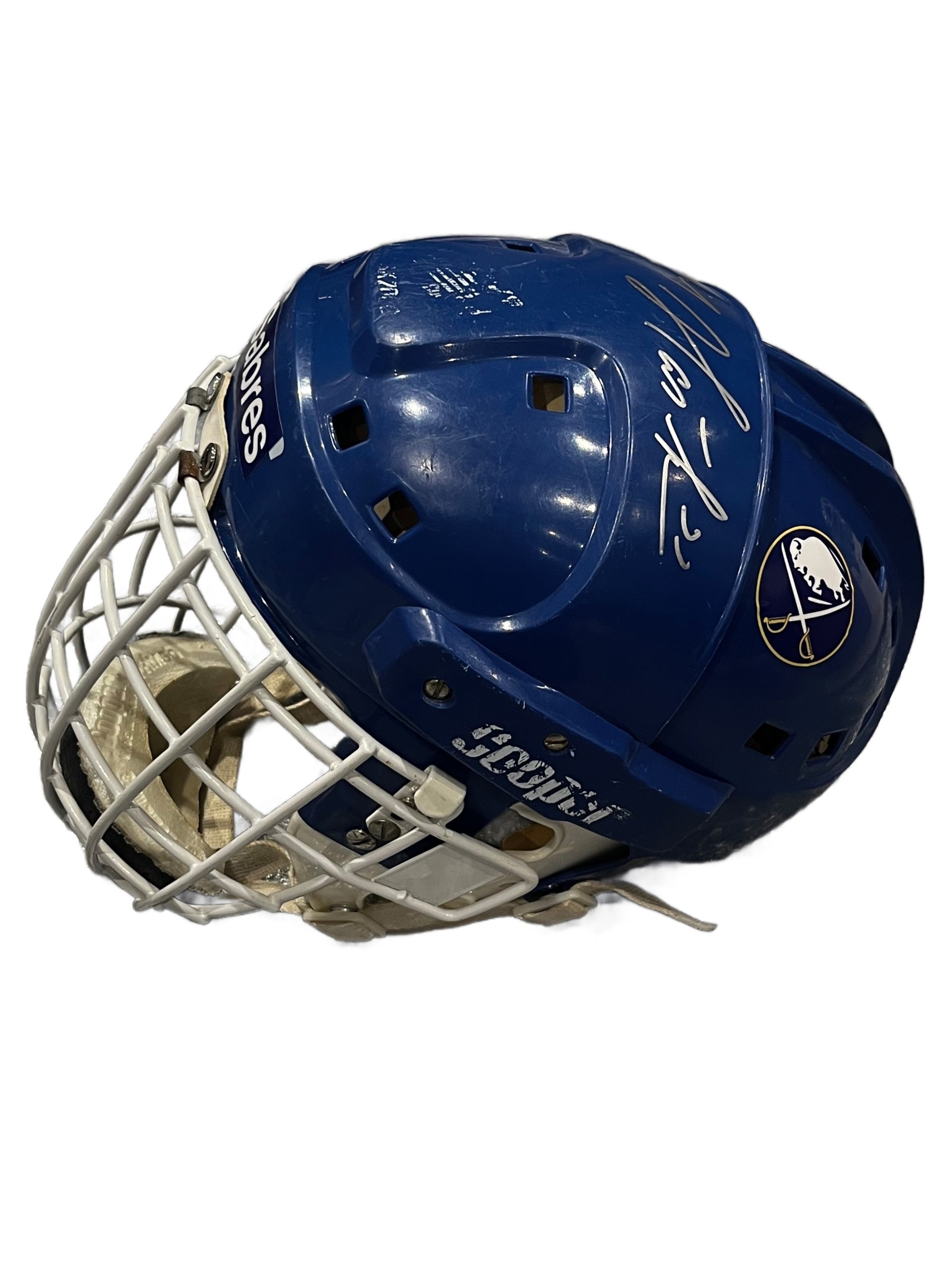 Rare** Dominik Hasek Signed Vintage Buffalo Sabres Blue Cooper SK