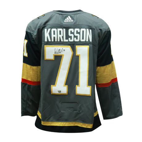 William Karlsson Signed Las Vegas Golden Knights Adidas Authentic Grey Jersey - AUCTION