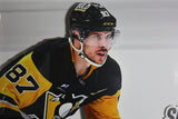 Sidney Crosby Signed Pittsburgh Penguins Framed 62x35 Game Used Broken Shaft Stick - AUCTION