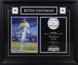Kevin Gausman Signed Toronto Blue Jays Framed 24x18 Photo with Baseball and Stats - AUCTION