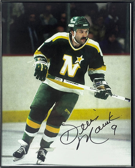 Dennis Maruk Signed Dallas Stars Framed 8x10 Photo - AUCTION