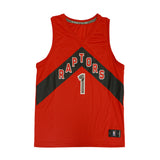 Jack Armstrong Signed Toronto Raptors Nike Replica Jersey Inscribed "Hello!" and "Bonjour!" - AUCTION