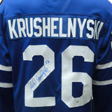Mike Krushelnyski Signed Toronto Maple Leafs Fanatics Breakaway Jersey - AUCTION