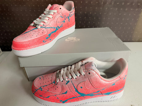 Nike Air Force 1s Custom Spray Painted by Daniel Mazzone (Size 8.5) - AUCTION