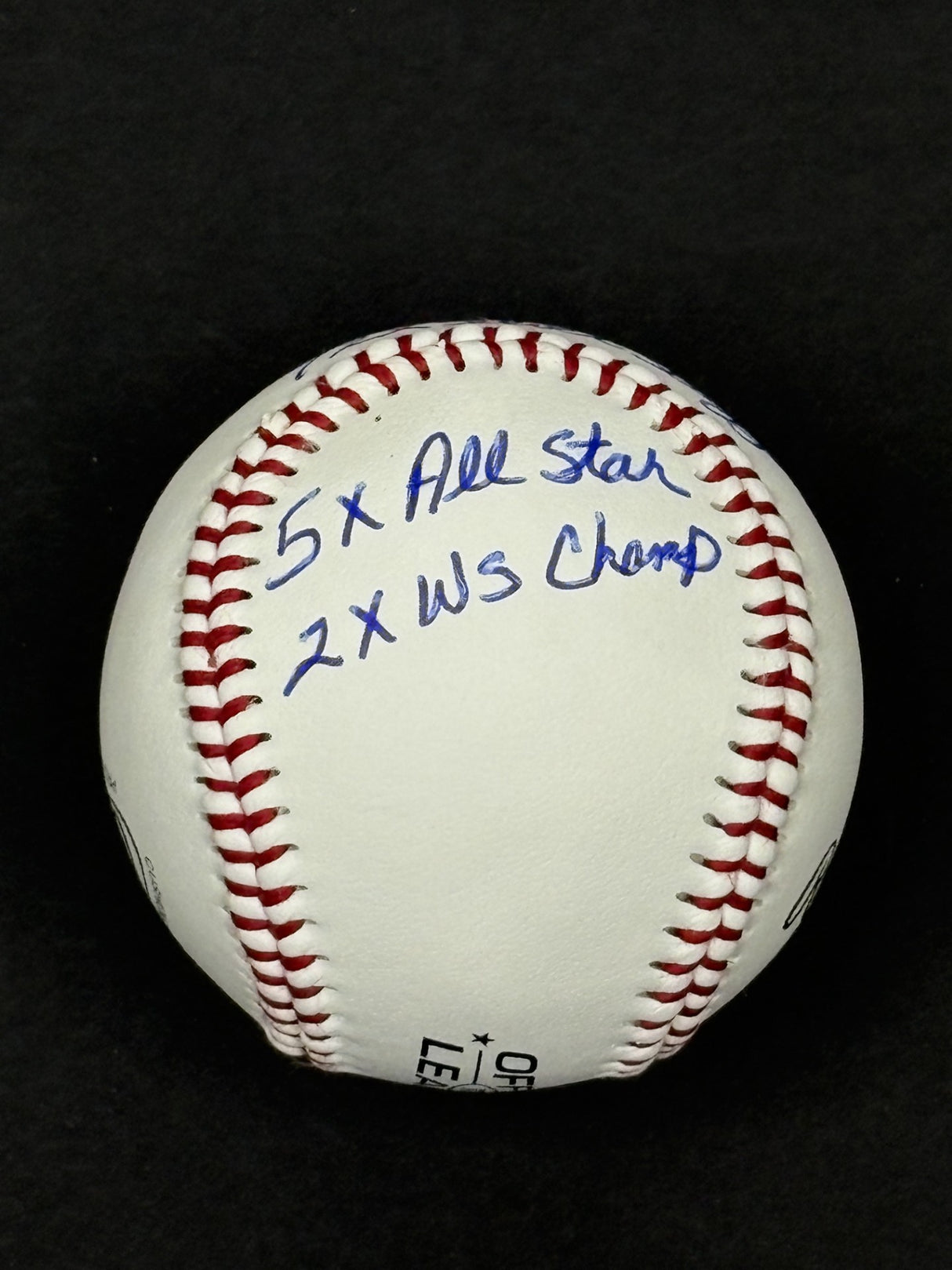 Joe Carter Signed Toronto Blue Jays Rawlings RTD1 Replica Baseball Inscribed "2x Silver Slugger, 5x All Star, 2x W.S Champ" - AUCTION