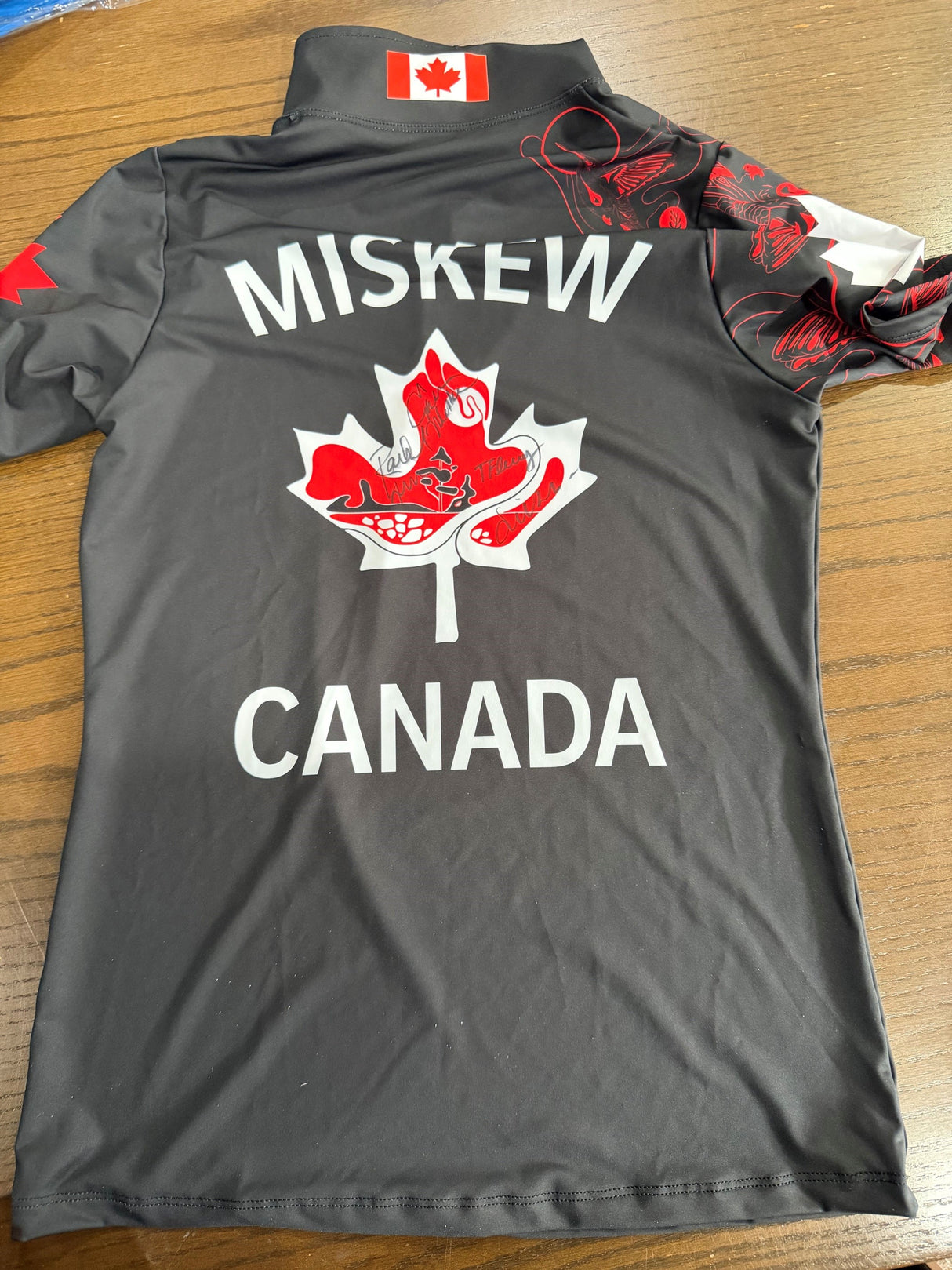 Emma Miskew 2026 Winter Olympics Curling Jersey signed by the Full Team - AUCTION