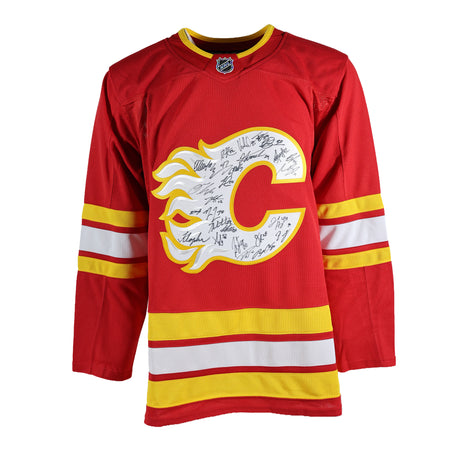 Calgary Flames 2025-2026 Team Signed Fanatics Premium Jersey (Signed by Full Team) - AUCTION