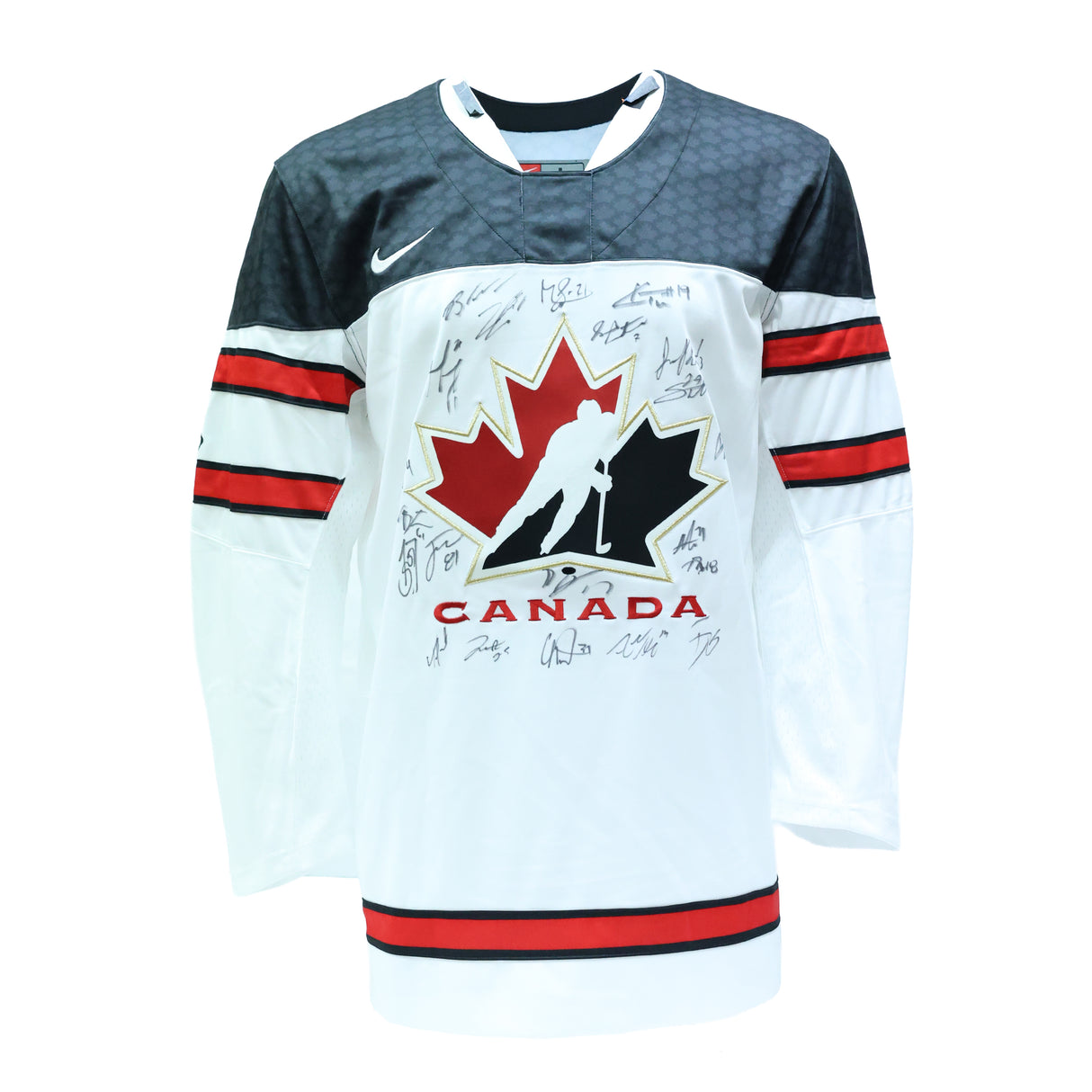 2019 IIHF Mens World Championship Team Canada Multi-Signed NIke Replica Jersey - AUCTION