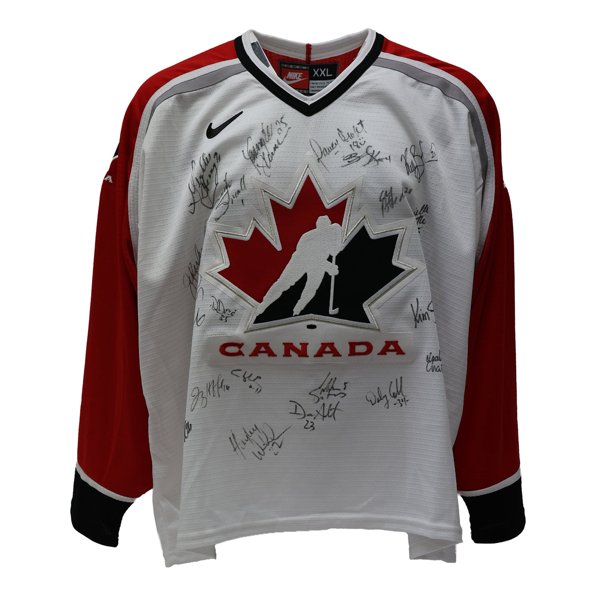2002 Women's Team Canada Signed Olympic Centralized Hockey Team Nike Replica Jersey - AUCTION
