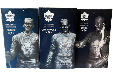 Tim Horton / Charlie Conacher / Turk Broda Toronto Maple Leafs Legends Row Official Replica Statue Series - AUCTION